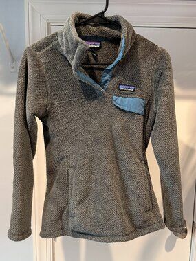 Patagonia Women's Re-tool Fleece Pullover, XS, Gray